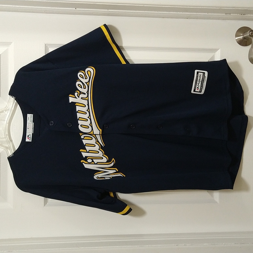 MLB, Christian Yelich #22, Milwaukee Brewers Jersey